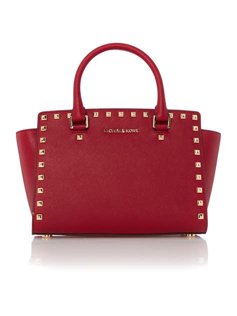 michael kors shoulder bag red|michael kors purse color chart.